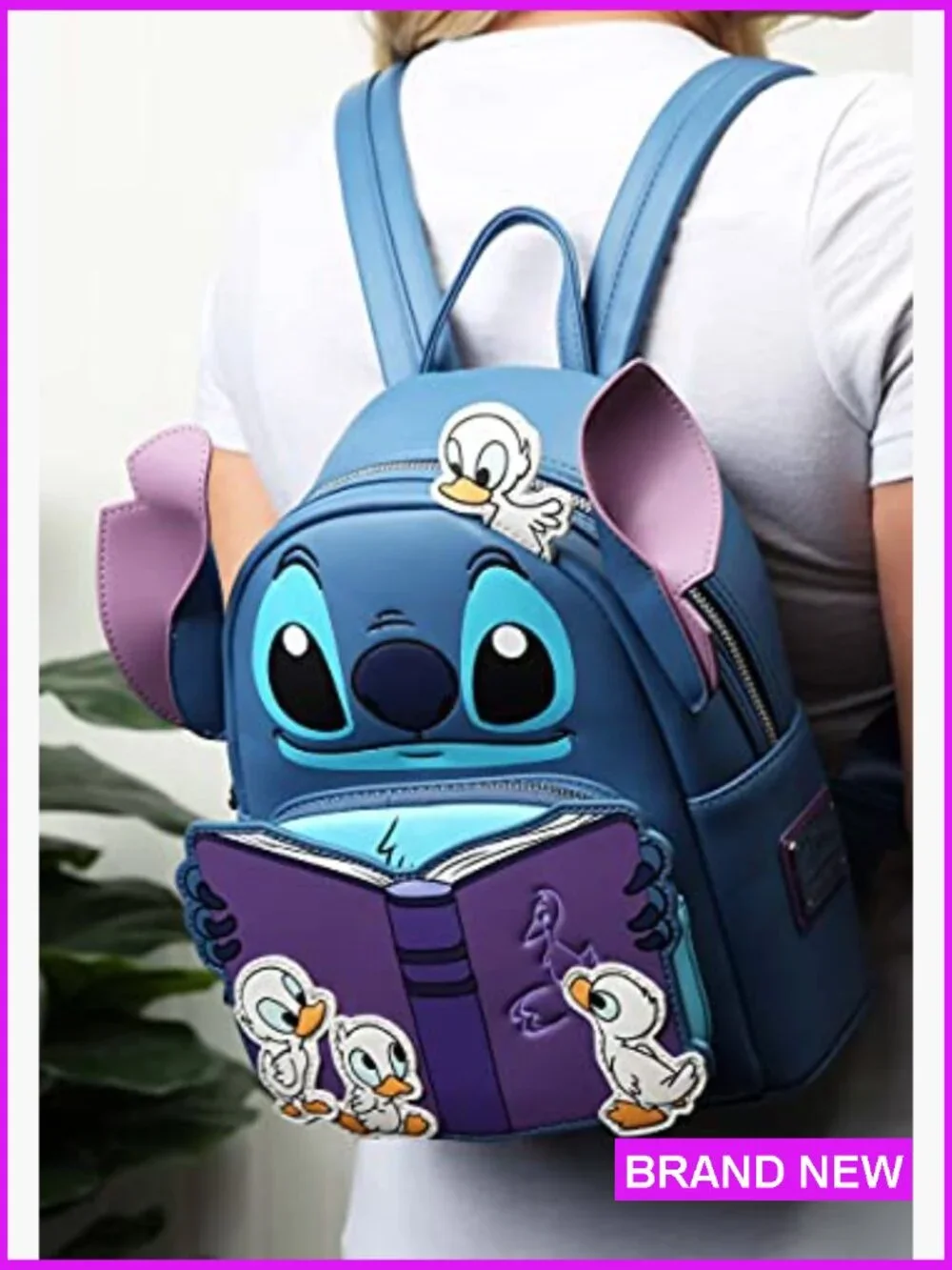 Faux Leather Shoulder Bag with Adjustable Straps Front Zipper Pocket Chic - Picture 2 of 6